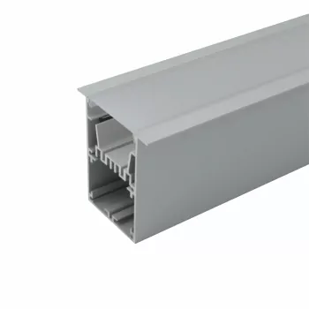 Alu lamp Profile click UP 68x75mm anodized for LED stripe